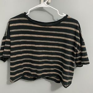 American eagle over the shoulder crop top